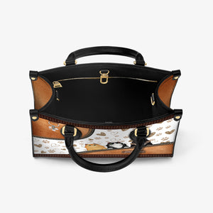 Lovely Cat Leather Handbag