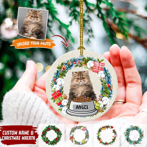 Custom Photo Dog Cat Ceramic Ornament
